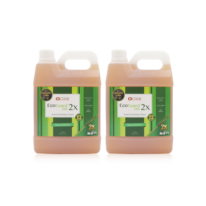 EcoGuard 360™ 2倍濃縮天然消毒清潔劑